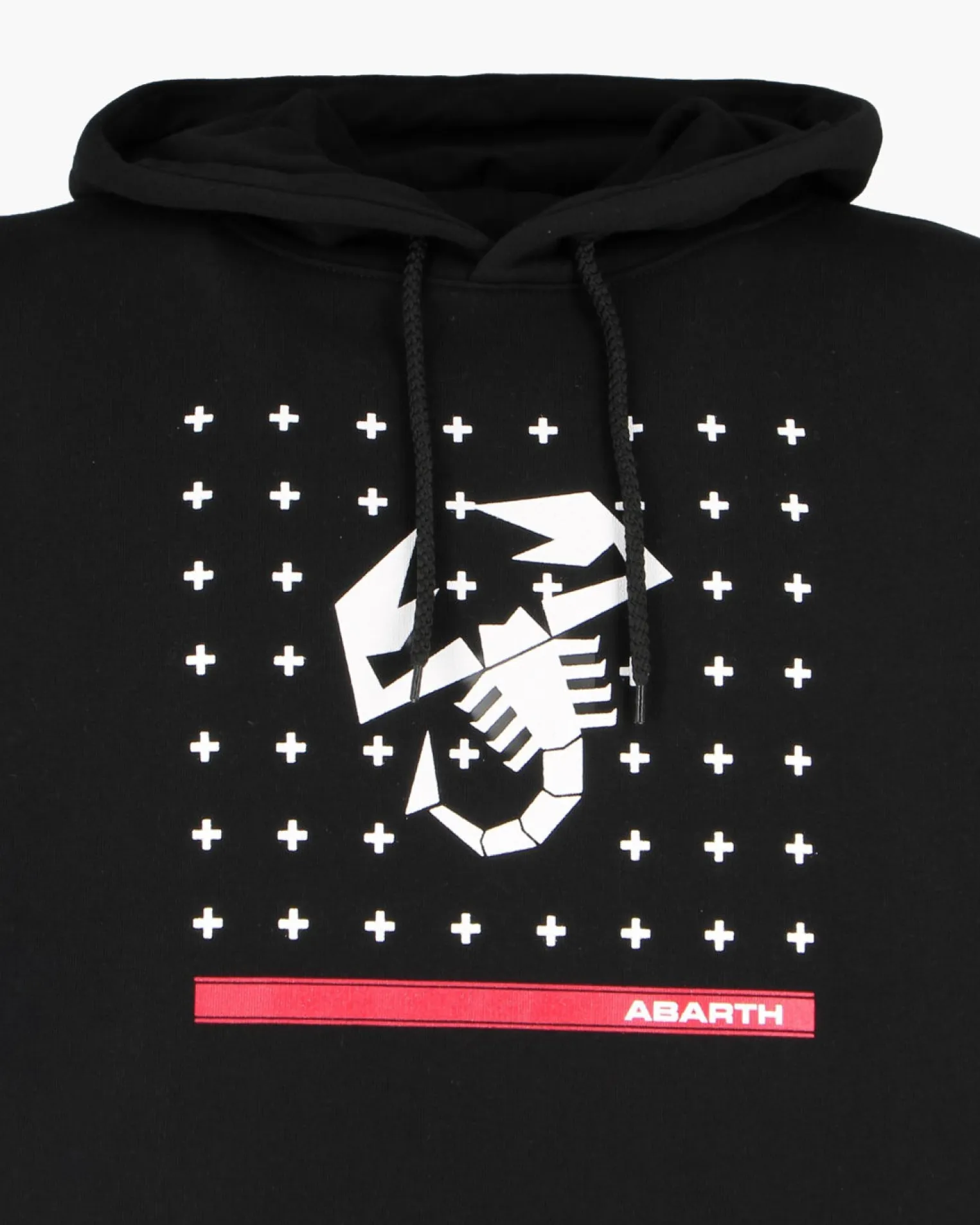 ABARTH - FELPA NERA CON CAPPUCCIO DA UOMO