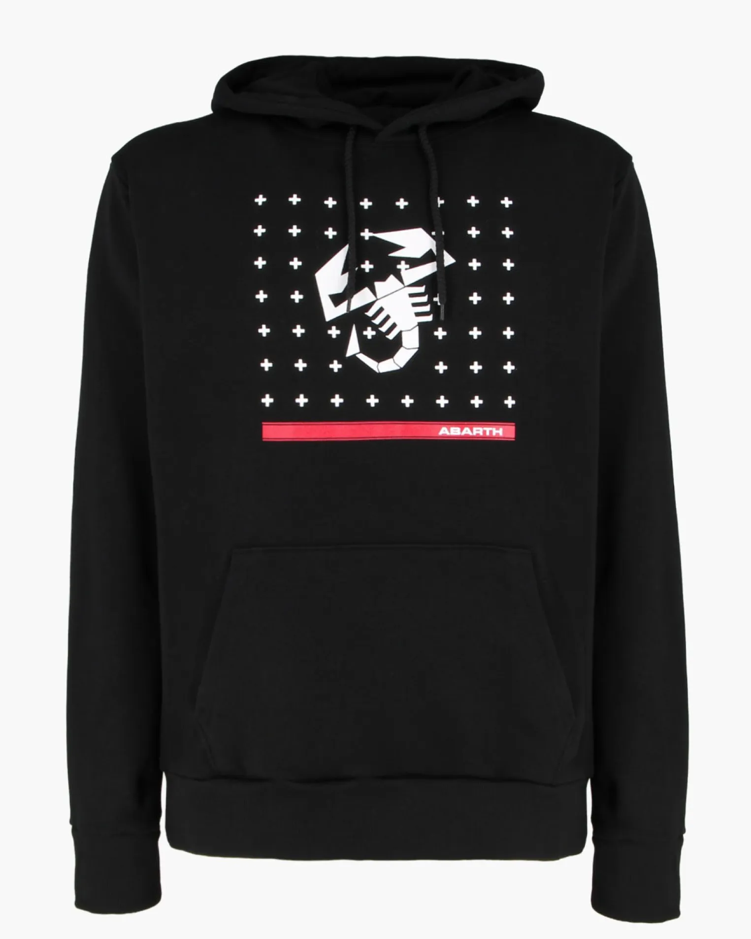ABARTH - FELPA NERA CON CAPPUCCIO DA UOMO