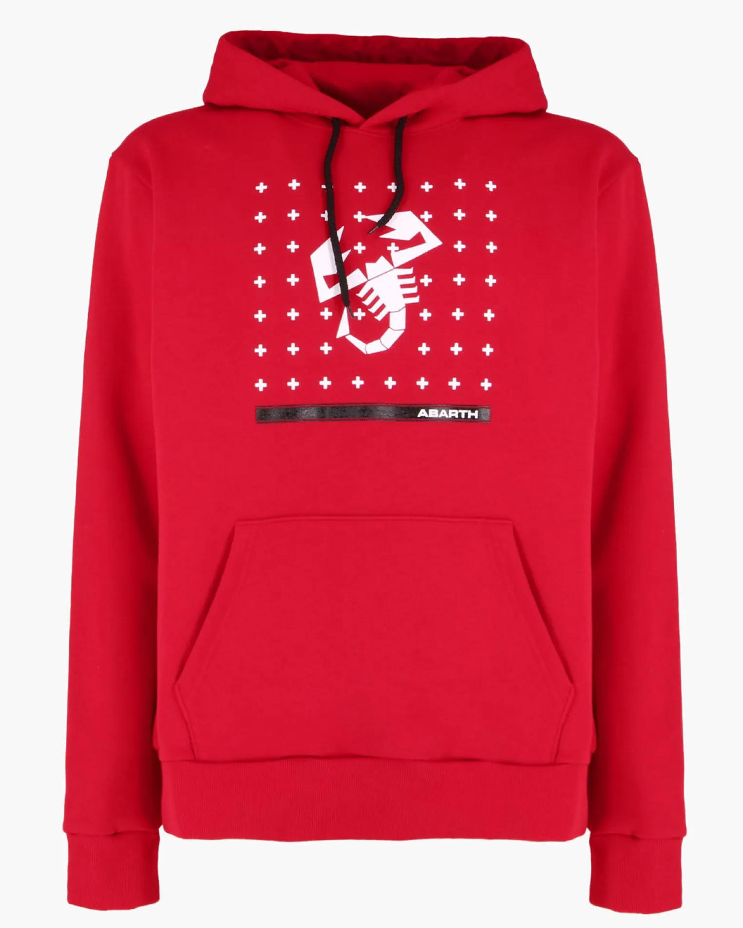 ABARTH - FELPA ROSSA CON CAPPUCCIO DA UOMO