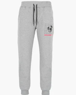 ABARTH - PANTALONE GRIGIO CON MOLLA DA UOMO
