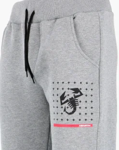 ABARTH - PANTALONE GRIGIO CON MOLLA DA UOMO