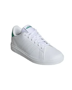 ADIDAS ADVANTAGE BASE 2.0 J - Scarpa bianca e verde numerata 36-40