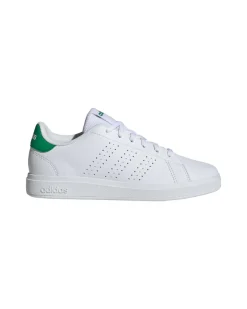 ADIDAS ADVANTAGE BASE 2.0 J - Scarpa bianca e verde numerata 36-40