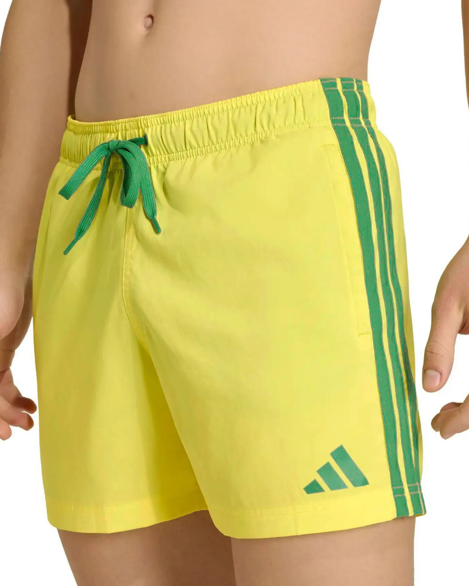 ADIDAS - BOXER MARE GIALLO DA UOMO 3 STRISCE - JY9790