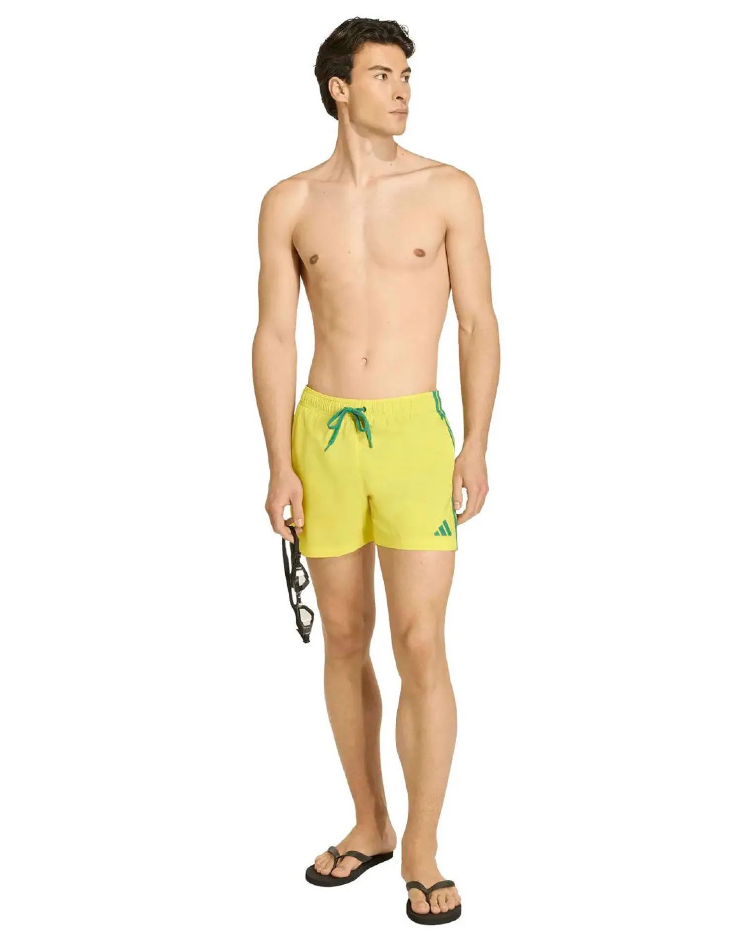 ADIDAS - BOXER MARE GIALLO DA UOMO 3 STRISCE - JY9790