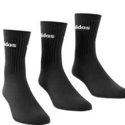 ADIDAS - CALZE HC CREW 3PP BASIC BLACK-WHITE - GE6171