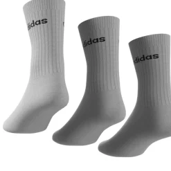 ADIDAS - CALZE HC CREW 3PP BASIC GREY-BLACK - GE6172