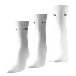 ADIDAS - CALZE HC CREW 3PP BASIC WHITE-BLACK - GE1379