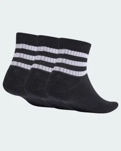 ADIDAS - CALZINI NERI  3-STRIPES CUSHIONED SPORTSWEAR LOW-CUT (3 PAIA) - IC1317