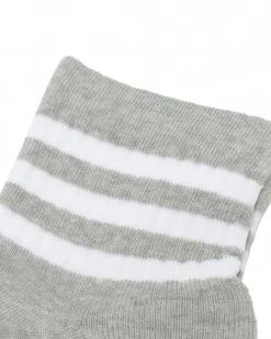 ADIDAS - CALZINI NERO, BIANCO E GRIGIO  3-STRIPES CUSHIONED SPORTSWEAR LOW-CUT (3 PAIA) - IC1318