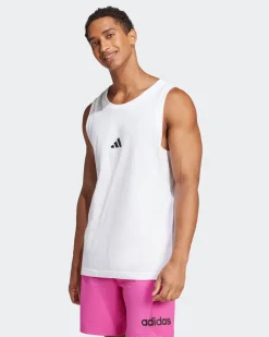 ADIDAS - CANOTTA BIANCA DA UOMO -  JE8984
