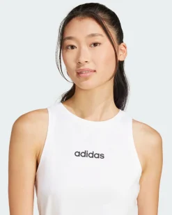 ADIDAS - CANOTTA BIANCA LIN SJ TK DA DONNA -  JC5799
