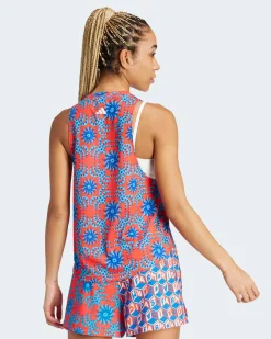 ADIDAS - CANOTTA ROSSA/ROYAL DA DONNA FARM TRN TANK - IQ4494