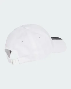 ADIDAS - CAPPELLINO DA BASEBALL 3-STRIPES CAP NL BIANCO E NERO - JE5652