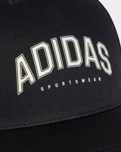 ADIDAS - CAPPELLO VARSITY CAP NERO E BIANCO - JP4818