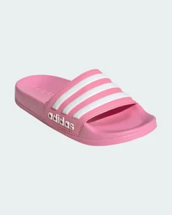 ADIDAS -  CIABATTE JUNIOR ADILETTE SHOWER  ROSA E BIANCHE DAL 35 AL 38, JP5786