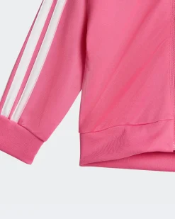 ADIDAS - COMPLETO TUTA ROSA IN ACETATO PER BIMBA ESSENTIAL CLIMACOOL -  KB9573