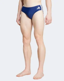 ADIDAS -COSTUME SLIP 3S BLD TRUNK BLU CON BANDE BIANCHE DA UOMO, JY3735