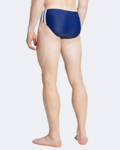ADIDAS -COSTUME SLIP 3S BLD TRUNK BLU CON BANDE BIANCHE DA UOMO, JY3735