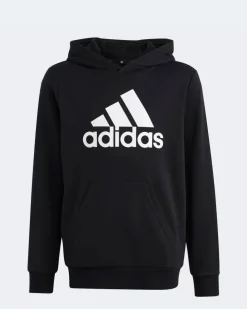 ADIDAS - FELPA CON CAPPUCCIO BIG LOGO ESSENTIALS COTTON - HR6380