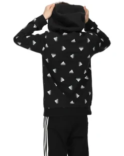 ADIDAS-FELPA CON CAPPUCCIO BRAND LOVE ALLOVER PRINT-HR6344
