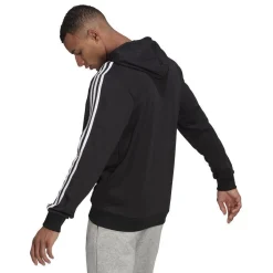 ADIDAS - FELPA CON CAPPUCCIO ESSENTIALS 3-STRIPES - GK9062