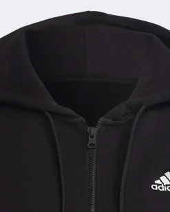 ADIDAS-FELPA CON CAPPUCCIO ESSENTIALS 3-STRIPES FRENCH TERRY REGULAR FULL-ZIP-IC8769