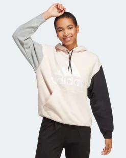 ADIDAS-FELPA CON CAPPUCCIO ESSENTIALS BIG LOGO OVERSIZED FRENCH TERRY-IC9868