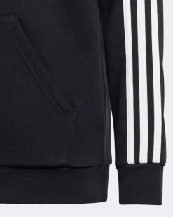 ADIDAS - FELPA CON CAPPUCCIO ESSENTIALS 3-STRIPES FLEECE FULL-ZIP - HR6331