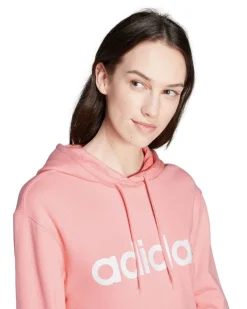 ADIDAS - FELPA CON CAPPUCCIO LIN FT HD ROSA - IY9186