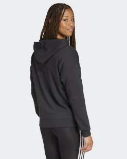 ADIDAS - FELPA CON CAPPUCCIO LIN FT FZ HD NERO - JC8274