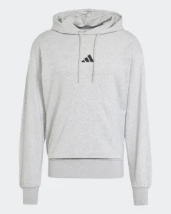 ADIDAS - FELPA FEELCOZY GRIGIA DA UOMO CON CAPPUCCIO - JE3851