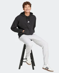 ADIDAS - FELPA FEELCOZY NERA DA UOMO CON CAPPUCCIO - JE3849