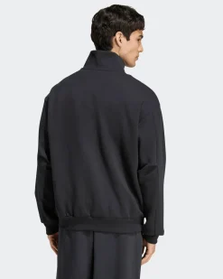 ADIDAS - FELPA NERA DA UOMO SOFT LUX TRACK TOP - KF0344