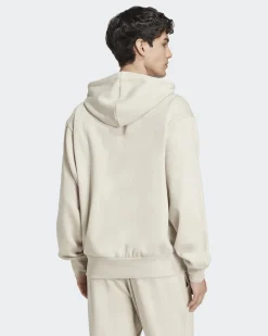 ADIDAS - FELPA UOMO CON CAPPUCCIO BEIGE FEELCOZY - IN6067