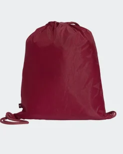 ADIDAS - GYMSACK LINEAR BORDEAUX CON LOGO BIANCO, KE5709