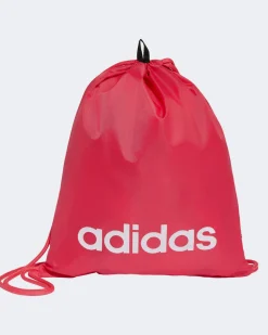 ADIDAS - GYMSACK LINEAR FUXIA CON LOGO BIANCO, KS4514