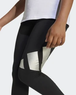 ADIDAS - LEGGINGS NERO GLAM LEG JUNIOR - JD0011
