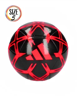 ADIDAS - PALLONE DA CALCIO NERO E ROSSO STARLANCER CLUB - IP1650