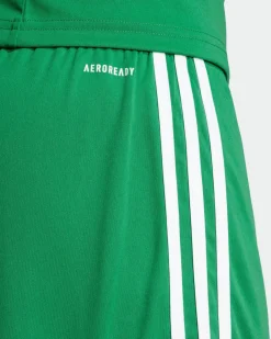 ADIDAS -PANTALONCINO DA CALCIO UOMO VERDE E BIANCO SQUA25 -JN7482