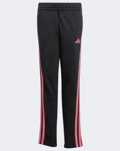 ADIDAS - PANTALONE NERO 3 STRISCE ESSENTIALS DA RAGAZZA PER ALLENAMENTO - JY5002