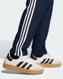 ADIDAS -PANTALONE TUTA BECKENBAUER BLU CON DETTAGLI BIANCHI DA UOMO, KE3529