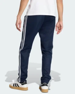 ADIDAS -PANTALONE TUTA BECKENBAUER BLU CON DETTAGLI BIANCHI DA UOMO, KE3529