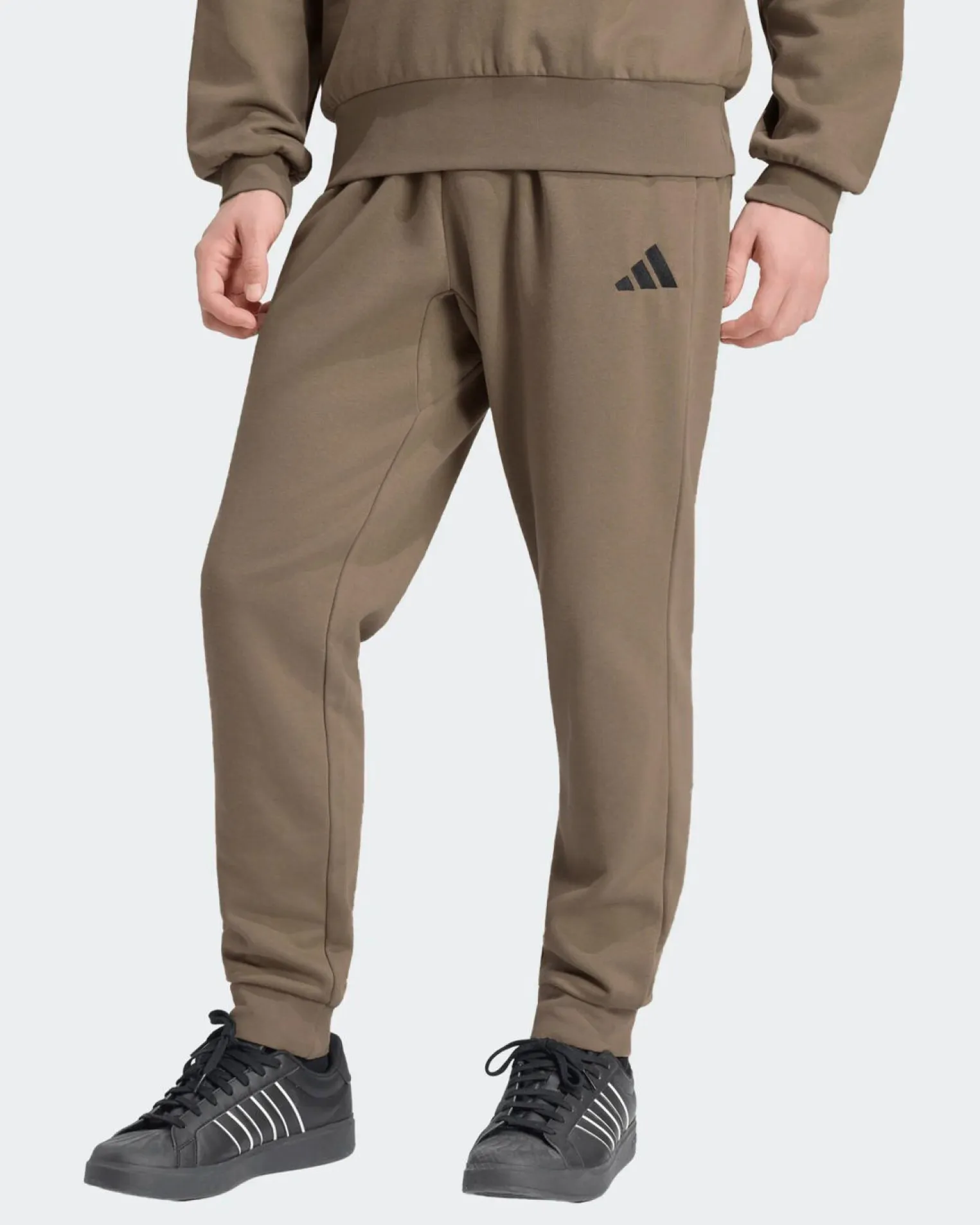 ADIDAS - PANTALONE TUTA FEELCOZY MARRONI DA UOMO, KF2380