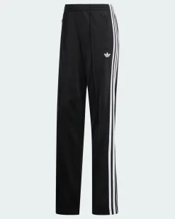 ADIDAS -PANTALONE TUTA FIREBIRD CLASSIC NERO CON DETTAGLI BIANCHI DA DONNA, KD5575