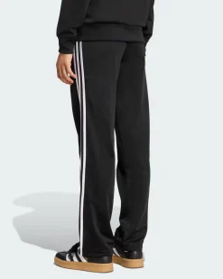 ADIDAS -PANTALONE TUTA FIREBIRD CLASSIC NERO CON DETTAGLI BIANCHI DA DONNA, KD5575