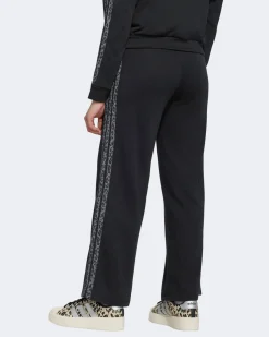 ADIDAS - PANTALONE TUTA JUNIOR ( 9-15 ANNI) AN 3S FT PT NERO CON DETTAGLI LEOPARDATI, KC7199