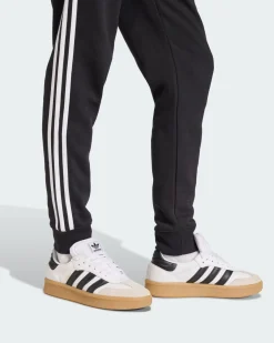 ADIDAS - PANTALONE TUTA 3S PT NERO CON DETTAGLI BIANCHI DA UOMO, KE3562