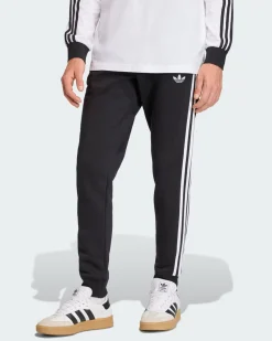 ADIDAS - PANTALONE TUTA 3S PT NERO CON DETTAGLI BIANCHI DA UOMO, KE3562