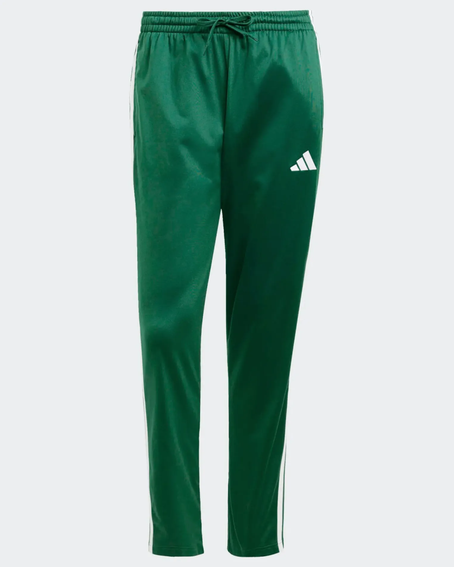 ADIDAS - PANTALONE VERDE PER ALLENAMENTO DA UOMO 3 STRISCE IN ACETATO - JI8806